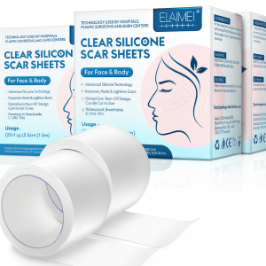 3 parches de silicona para cicatrices de Rostro y Cuerpo